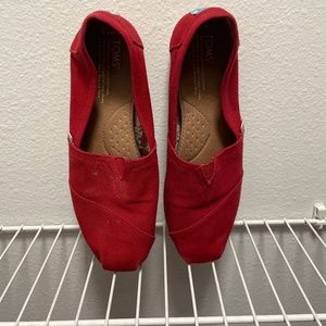 Red Toms shoes